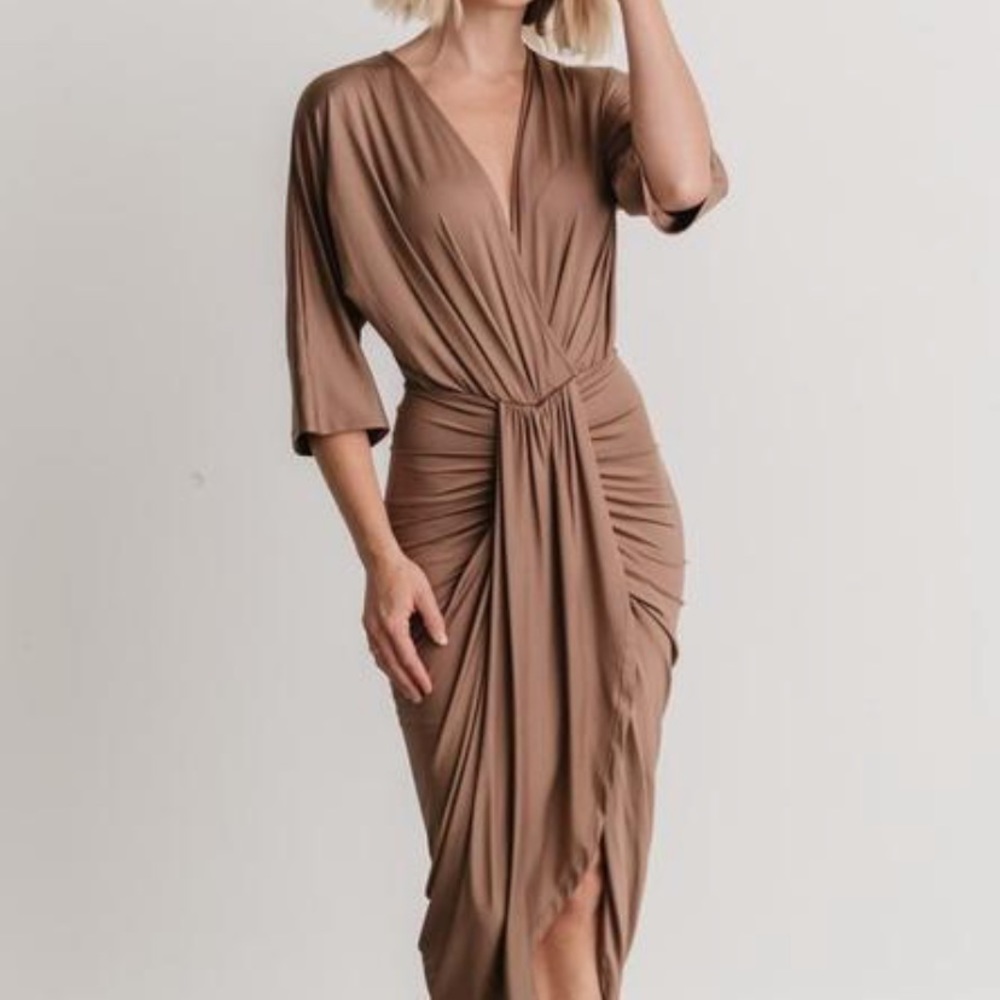 Baltic Born midi wrap dress